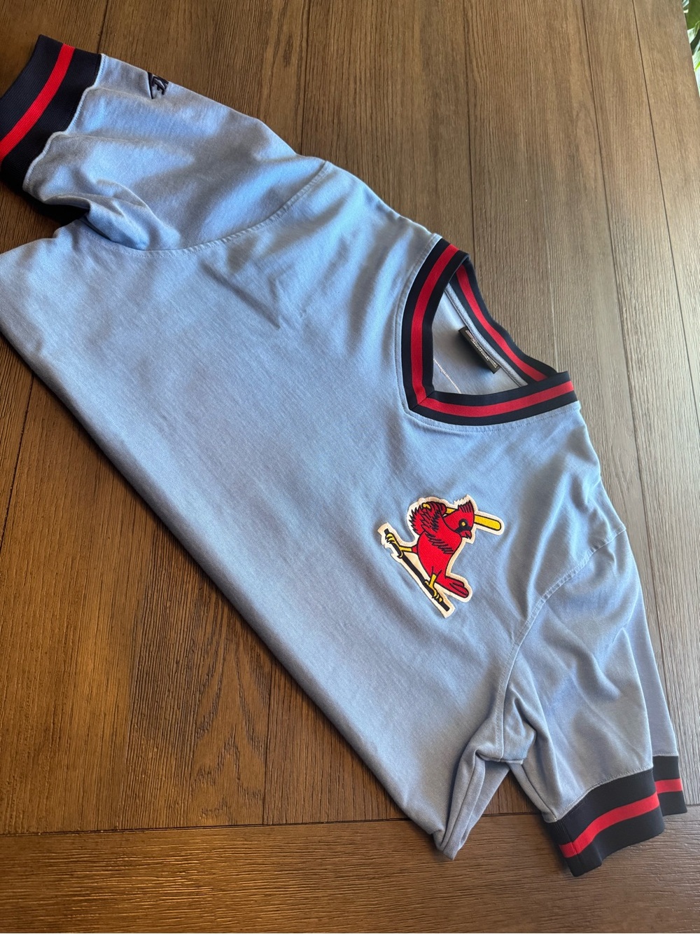 Nike Light Blue Cardinals Patch Short Sleeve Jersey